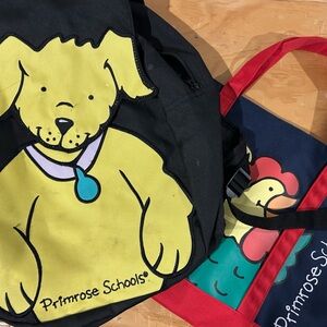 Primrose backpack and bag